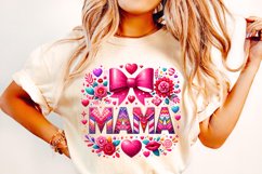 Valentine&#039;s Day Mama PNG, Love Mama PNG, Mom Life, Coquette Product Image 2