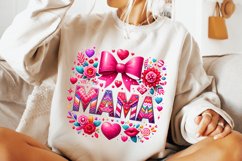 Valentine&#039;s Day Mama PNG, Love Mama PNG, Mom Life, Coquette Product Image 1