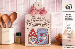 Valentine's Day Mini Cutting Boards Bundle Laser Cut Product Image 8
