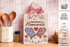 Valentine's Day Mini Cutting Boards Bundle Laser Cut Product Image 10