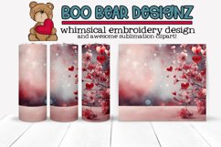 Valentine's day Sublimation tumbler wrap Product Image 1