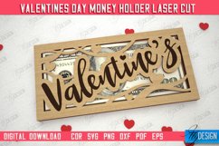 Valentine&#039;s Day Money Holder | Gift Idea | Greeting Card|CNC Product Image 1