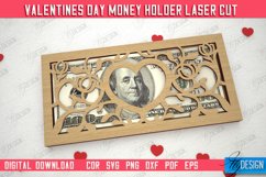 Valentine&#039;s Day Money Holder | Gift Idea | Greeting Card|CNC Product Image 1