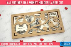 Valentine&#039;s Day Money Holder | Gift Idea | Greeting Card|CNC Product Image 1