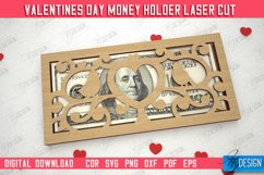 Valentine&#039;s Day Money Holder | Gift Idea | Greeting Card|CNC Product Image 1