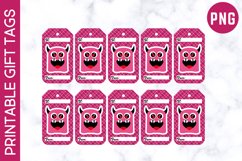Valentines Day Monster Printable Gift Tags Product Image 1