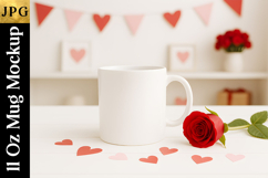 Valentine Mug Mockup | Coffee Cup Mockup for Sublimation Product Image 2