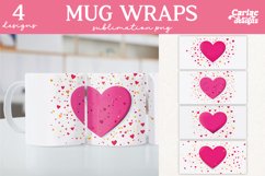 Valentines Day Mug Wrap Sublimation