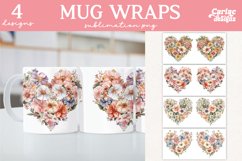 Valentines Day Mug Wrap Sublimation