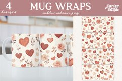 Valentines Day Mug Wrap Sublimation