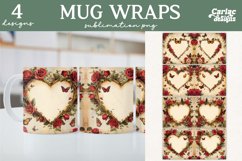 Valentines Day Mug Wrap Sublimation