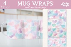 Valentines Day Mug Wrap Sublimation