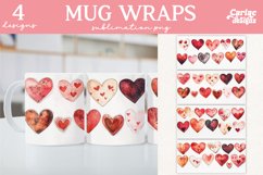 Valentines Day Mug Wrap Sublimation