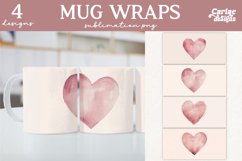 Valentines Day Mug Wrap Sublimation