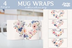 Valentines Day Mug Wrap Sublimation