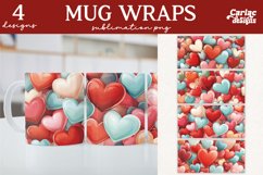 Valentines Day Mug Wrap Sublimation