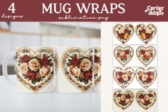 Valentines Day Mug Wrap Sublimation