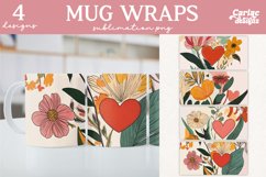 Valentines Day Mug Wrap Sublimation