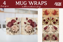 Valentines Day Mug Wrap Sublimation