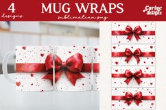 Valentines Day Mug Wrap Sublimation