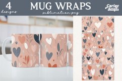 Valentines Day Mug Wrap Sublimation