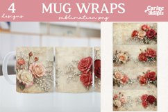 Valentines Day Mug Wrap Sublimation