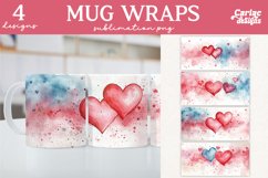 Valentines Day Mug Wrap Sublimation