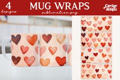 Valentines Day Mug Wrap Sublimation
