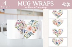 Valentines Day Mug Wrap Sublimation
