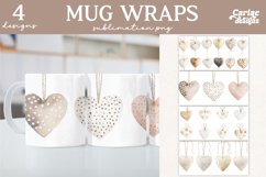 Valentines Day Mug Wrap Sublimation