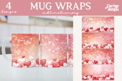 Valentines Day Mug Wrap Sublimation