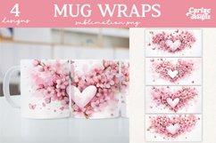 Valentines Day Mug Wrap Sublimation