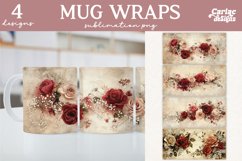 Valentines Day Mug Wrap Sublimation