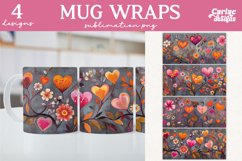Valentines Day Mug Wrap Sublimation