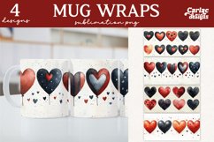 Valentines Day Mug Wrap Sublimation
