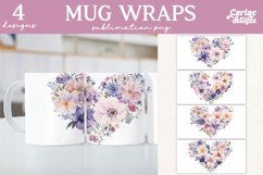 Valentines Day Mug Wrap Sublimation