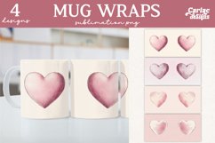 Valentines Day Mug Wrap Sublimation