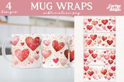 Valentines Day Mug Wrap Sublimation