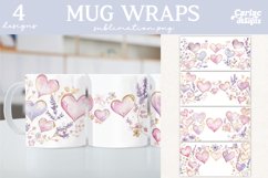 Valentines Day Mug Wrap Sublimation