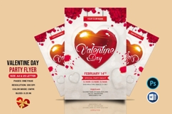 Valentine’s Day Party Flyer Template