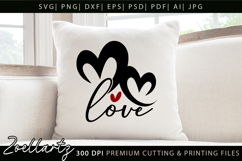 Valentine's Day SVG PNG EPS DXF Love Heart SVG for Cricut Product Image 1