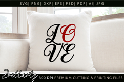 Valentine's Day SVG Love Hearts Couple T-shirt Mug Designs Product Image 1