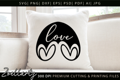 Valentine's Day SVG PNG EPS DXF Love Heart SVG for Cricut Product Image 1