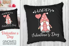 Happy Valentine's Day Svg, Love Gnome Svg Product Image 3