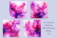 Valentine's Day, Pink & Purple Watercolor Backgrounds, s2 Product Image 2