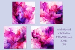 Valentine&#039;s Day, Pink &amp; Purple Watercolor Backgrounds, s3 Product Image 2