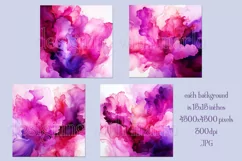 Valentine's Day, Pink & Purple Watercolor Backgrounds, s3 Product Image 2