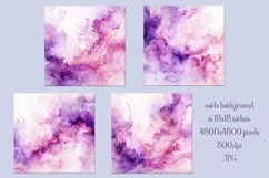 Valentine's Day, Pink & Purple Watercolor Backgrounds, s4 Product Image 2