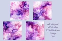 Valentine's Day, Pink & Purple Watercolor Backgrounds, s8 Product Image 2