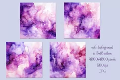 Valentine's Day, Pink & Purple Watercolor Backgrounds, s9 Product Image 2